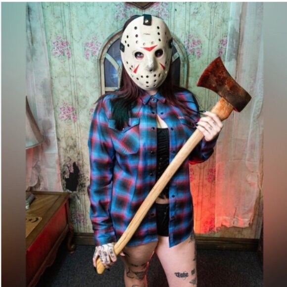 DIXXON FLANNEL COMPANY "THE JASON" Red and Blue Long Sleeve Size Medium - Picture 13 of 13